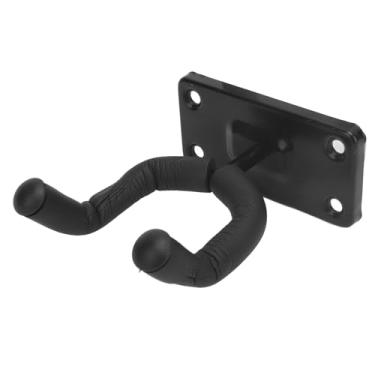 Imagem de Alomejor Montagem de Parede de Guitarra, Gancho Preto de Aço Com Manga de Esponja para Baixo Acústico Ukulele U Montagem Em Casa e Lojas de Música