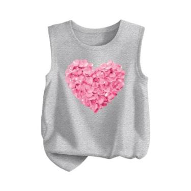 Imagem de Camiseta Regata Gráfica Sem Mangas Com Estampa De Papai Noel Para Meni