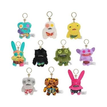 Imagem de Chaveiro De Pelúcia Monstro Feio E Fofo De 12cm, Bonecos De Coelho Fug