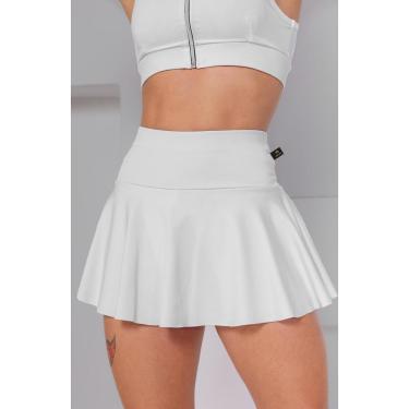 Imagem de Short Saia Babado Suplex Feminino Fitness Academia WOLFOX-Feminino