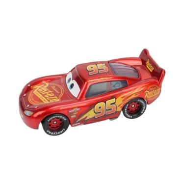 Imagem de Brinquedo Lightning McQueen Disney Pixar Cars 155 Metal Diecast Presen