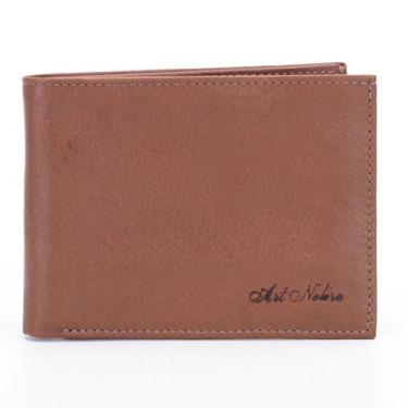 Imagem de Carteira Masculina 100% Couro Legítimo Whisky Art Nobre 06 - Art Nobre