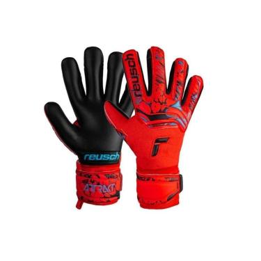 Imagem de Luva Goleiro Reusch Attrakt Solid-Bright Red/Blue-Tam 9-Unissex
