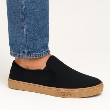 Imagem de Tênis Sapatênis Polo Original Em Lona Slip On Sola Costurada 2220-Masculino