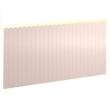 Imagem de Painel Decorativo Farm 225x109x37 cm Rose com Led - Matic - Matic Move