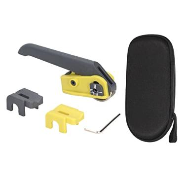 Imagem de QANYEGN Ferramenta de corte de cabo óptico, cortador de bainha de cabo, descascador de fios de aço de alto carbono com cabo de nylon com lâminas duplas para uso industrial