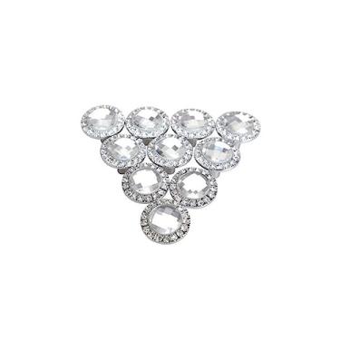 Imagem de Puxador de gaveta 10 peças, maçanetas de cristal para porta de armário de cozinha, maçaneta de gaveta, maçanetas de porta de strass, armário, strass, gaveta, puxador de porta