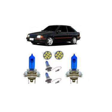 Imagem de Kit Lâmpada Super Branca Escort Alto Baixo Milha