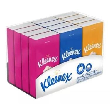 Imagem de Lenços De Papel Descartáveis Kleenex Suave 12 Pacotes C/10