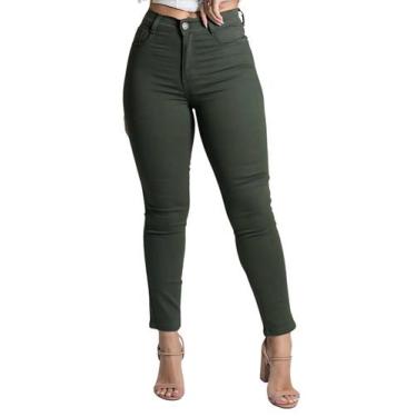 Imagem de Calça Sarja Sawary Skinny - 277068 - 36, Verde, 36