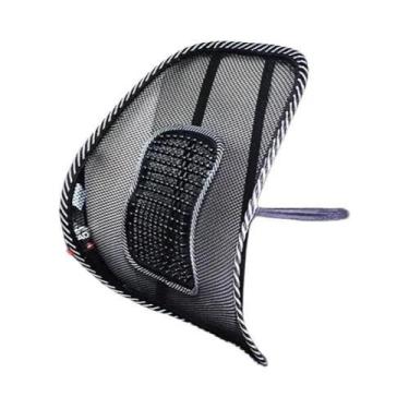 Imagem de Almofada De Massagem Para Suporte Lombar Em Malha Para Carro, Caminhão