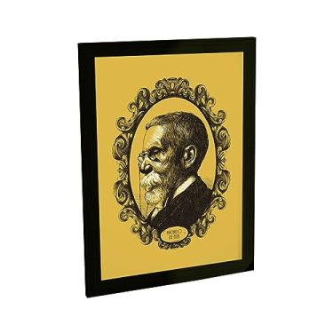Imagem de Quadro Decorativo A2 Machado De Assis Retrato Decoração Poster