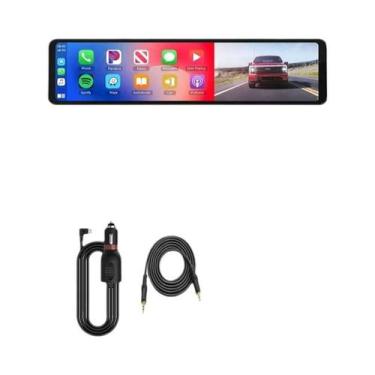 Imagem de Câmera Veicular 4K Dash Cam DVR Com WiFi 5G, BT, FM, AUX, GPS Opcional