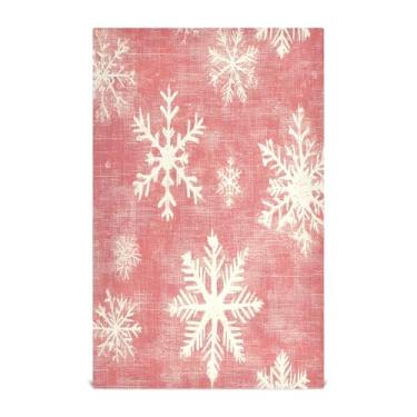 Imagem de xigua Conjunto de 1 panos de prato de cozinha de flocos de neve, toalhas de cozinha macias e altamente absorventes de secagem rápida para limpeza de pratos e limpeza manual, 71 x 45 cm