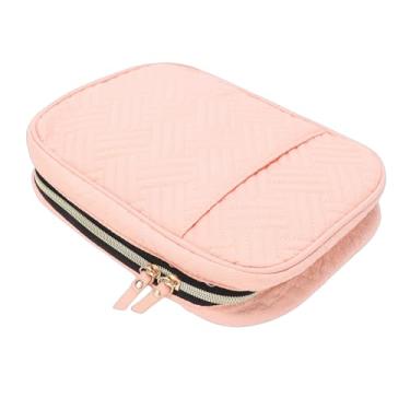 Imagem de Asixxsix Estojo de Joias, Organizador de Joias de Viagem à Prova D'água Com Design de Anel de Página Solta de Metal e Bolsas Com Fecho Elástico, para Colares, Brincos, Anéis, Pulseiras,