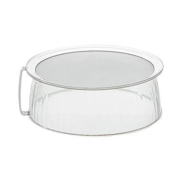 Imagem de Tampa Transparente Para Micro-ondas De 10 Polegadas Com Alça, Superfíc