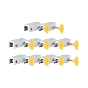 Imagem de Trava De Segurança Para Janelas De Alumínio (1-10 Peças) - Trava Antif