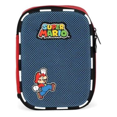 Imagem de Estojo Box Super Mario Azul ET49893MO Luxcel Lançamento 2026