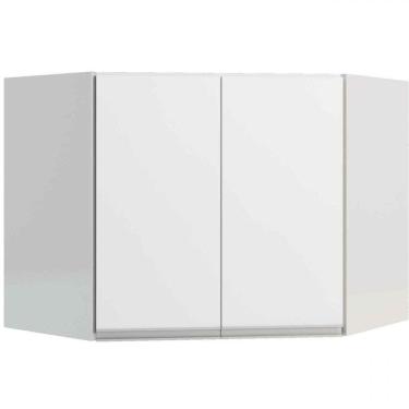 Imagem de Armário Aéreo De Canto Evidence Poliman Móveis Branco