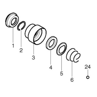 Imagem de Luva de Proteção (mandril) P/ Martelete Makita Hr2470 Original