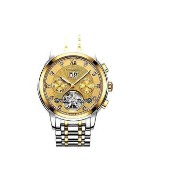 Imagem de Relógio Masculino Luxo Wishdoit Automático Wsd-8809z Aço