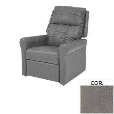 Imagem de Poltrona Reclinável Mh-3601 Herval Estofada Veludo Cinza C
