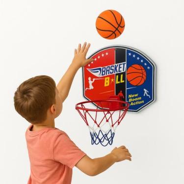 Imagem de Tabela De Basquete Infantil Com Bola Kit Esporte Para Crianças Jogo In