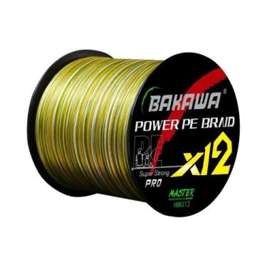 Imagem de Linha De Pesca Trançada De 12 Fios 500M Multifilamento PE Resistente À