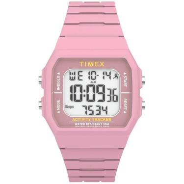 Imagem de Relógio Timex Digital Contador de Passos Rosa TW5M55800-Feminino