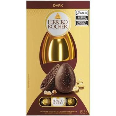 Imagem de Ovo De Páscoa Ferrero Rocher Dark Em Caixa 137,5G