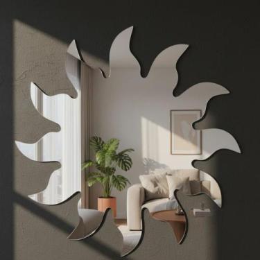Imagem de Adesivo Espelhado Decorativo Para Sala Quarto Design Elegante - jw sho