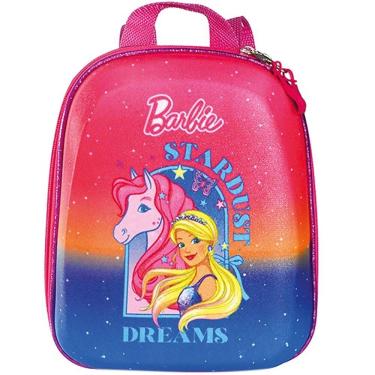 Imagem de Lancheira Mochila de Costas Infantil 3D Barbie Pegasus