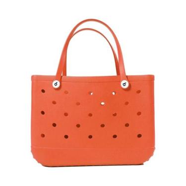 Imagem de Bolsa De Praia XL Impermeável De Borracha EVA Para Mulheres, Cesta De 