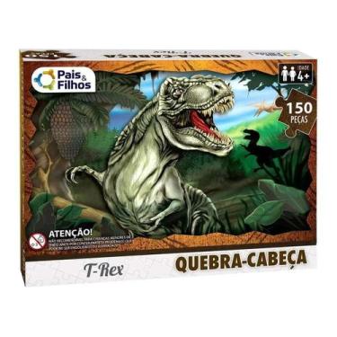 Imagem de Quebra cabeça 150pcs t-rex pais e filhos - Pais & Filhos