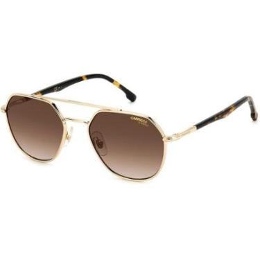 Imagem de Óculos de Sol Carrera 303 S 06J 53HA Dourado Masculino - Dourado - Masculino - Único-Masculino