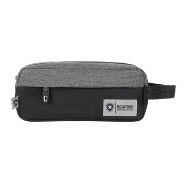 Imagem de Estojo Duplo Botafogo Juvenil Escolar Meninos Oficial Jogo