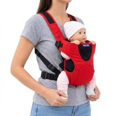 Imagem de Canguru Bebê 3 Posições Ergonômico Confortável Tecido Respirável 3 em 1 Frontal Costas Recem Nascido