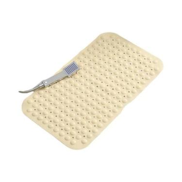 Imagem de Tapete De Banho Antiderrapante Em PVC Para Massagem 35x70cm Lavável À 