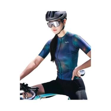 Imagem de Camiseta De Ciclismo Feminina De Secagem Rápida E Respirável Com Manga