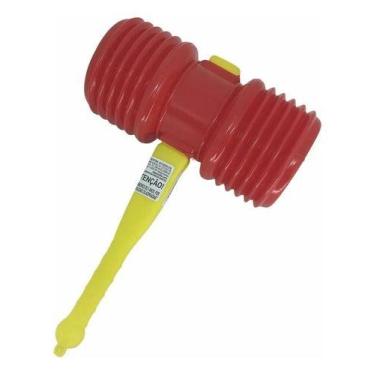 Imagem de 05 Martelo Brinquedo Marreta Chapolin Com Som Promoção Vermelho - Marr