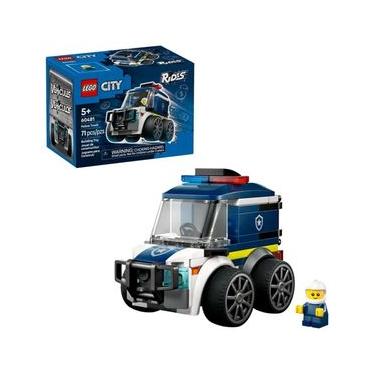 Imagem de VEICULOS LEGO CITY CAMINHAO DE POLICIA 71 PEÇAS 60481