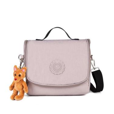 Imagem de Lancheira Bolsa termica Com Alça de ombro removível - Ika, Bege