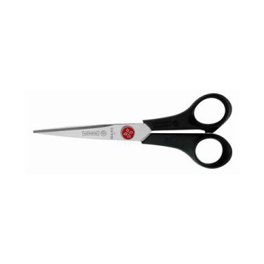 Imagem de Tesoura Hobby Cabo Preto 6646n Ponto Vermelho 16,5 Cm Multiuso Mundial
