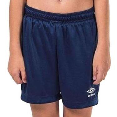 Imagem de Shorts Infanto Juvenil Masculino Umbro Twraria Azul Marinho-Masculino