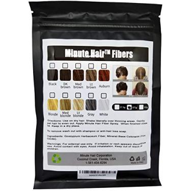 Imagem de Minute Hair Building Fibers Blonde 57 Gramas (2 Oz) - Refil Loss Concealer Que Você Pode Usar Em Seus Frascos De Concorrentes Como Toppik, Xfusion (Blonde)