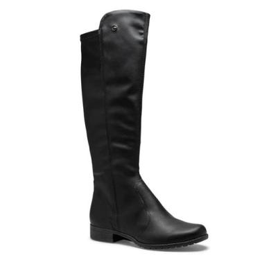 Imagem de Bota Dakota Cano Longo Salto Baixo Confortável D0641 Preto, 36, Preto