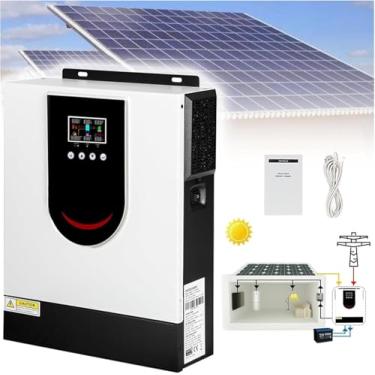 Imagem de Inversor solar híbrido 2000W 3000W, inversor de onda senoidal pura doméstica, conversor de energia híbrido solar, carregador inversor híbrido fora da rede, 2000w