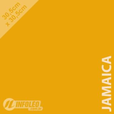 Imagem de Papel 180 gramas 30,5x30,5cm Jamaica (Laranja Claro) Color Plus - 10 u