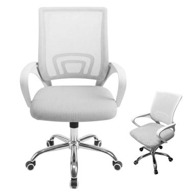 Imagem de Cadeira de Escritorio Giratoria Trabalho Home Office Altura Ajustavel Confortavel Estudos Casa Quarto Sala Computador