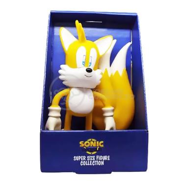 Imagem de Boneco Tails Articulado Grande Super Size 23cm Sonic World